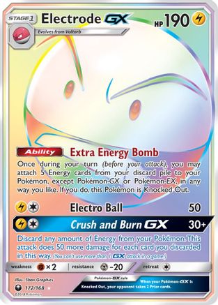 Electrode GX (Secret) 172 - Holofoil SM Celestial Storm - Secret Rare