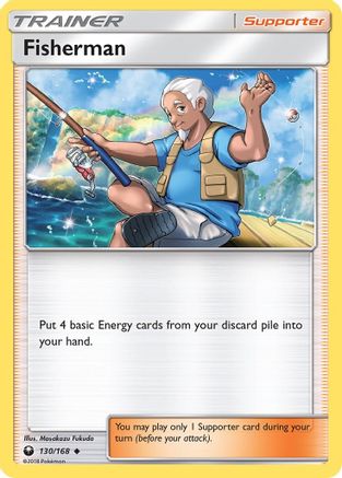 Fisherman 130/168 - Reverse Holofoil SM Celestial Storm - Uncommon