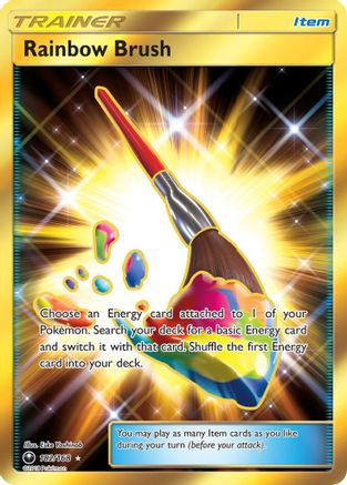 Rainbow Brush (Secret) 182 - Holofoil SM Celestial Storm - Secret Rare