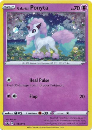 Galarian Ponyta SWSH013 - Holofoil SWSH Sword & Shield Promo Cards - Promo