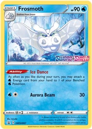 Frosmoth SWSH007 - Holofoil SWSH Sword & Shield Promo Cards - Promo