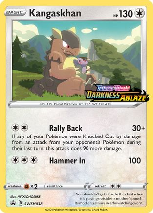 Kangaskhan SWSH038 - Holofoil SWSH Sword & Shield Promo Cards - Promo