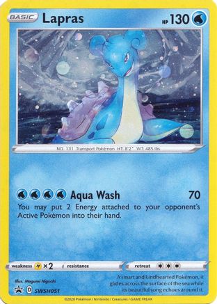 Lapras SWSH051 - Holofoil SWSH Sword & Shield Promo Cards - Promo