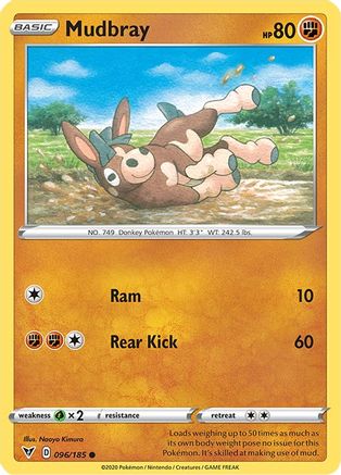 Mudbray 096/185  SWSH04 Vivid Voltage - Common