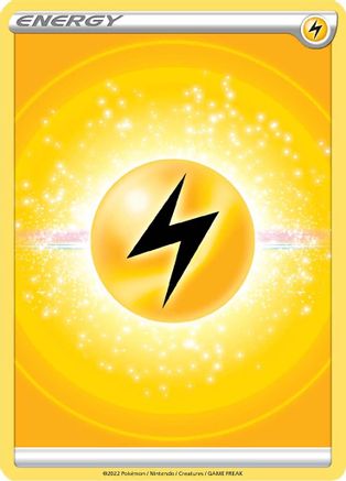 Lightning Energy (2022 Unnumbered) - Reverse Holofoil SWSH09 Brilliant Stars - Common