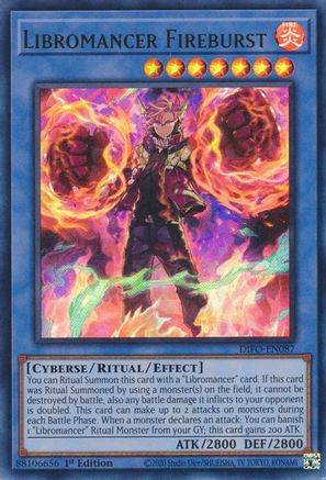 Libromancer Fireburst (DIFO-EN087) - Dimension Force 1st Edition
