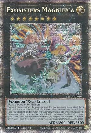 Exosisters Magnifica (Starlight Rare) (DIFO-EN046) - Dimension Force 1st Edition