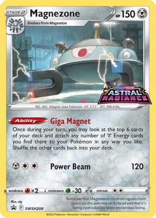 Magnezone SWSH208  - Holofoil SWSH Sword & Shield Promo Cards - Promo