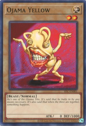 Ojama Yellow (IOC-EN001) - Invasion of Chaos (25th Anniversary Edition) Unlimited