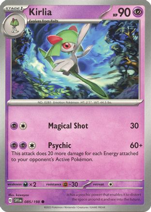 Kirlia 085/198 SV01 Scarlet & Violet Base Set - Common