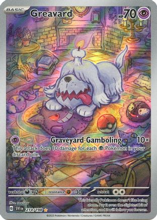 Greavard 214/198 - Holofoil SV01 Scarlet & Violet Base Set - Illustration Rare