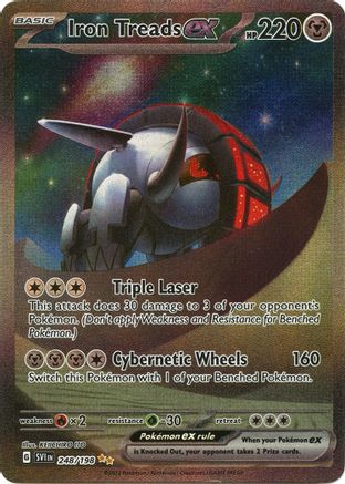 Iron Treads ex 248/198 - Holofoil SV01 Scarlet & Violet Base Set - Special Illustration Rare