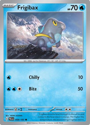 Frigibax 058/193 SV02 Paldea Evolved - Common