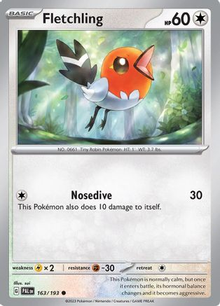Fletchling 163/193 SV02 Paldea Evolved - Common