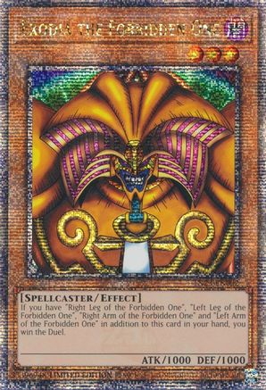 Exodia the Forbidden One (Quarter Century Secret Rare) (TN23-EN002) - 25th Anniversary Tin: Dueling Heroes Limited