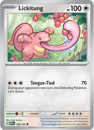 Lickitung 108/165 SV Scarlet & Violet 151 - Common