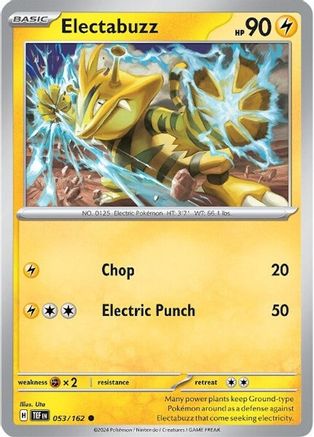 Electabuzz 053/162  SV05 Temporal Forces - Common