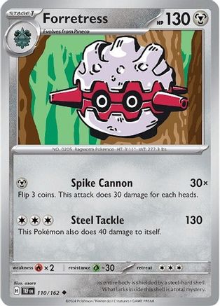 Forretress 110/162 SV05 Temporal Forces - Uncommon