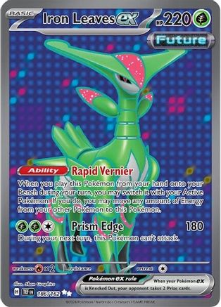 Iron Leaves ex 186/162 - Holofoil SV05 Temporal Forces - Ultra Rare