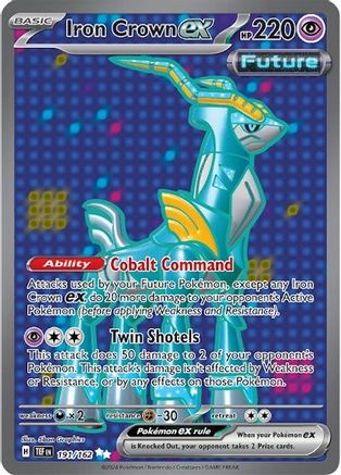 Iron Crown ex 191/162 - Holofoil SV05 Temporal Forces - Ultra Rare