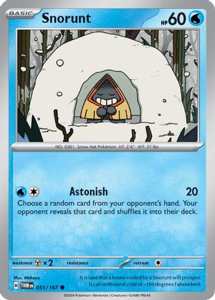 Snorunt 051/167 SV06 Twilight Masquerade - Common