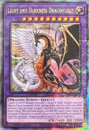 Light and Darkness Dragonlord (Quarter Century Secret Rare) (INFO-EN034) - The Infinite Forbidden 1st Edition