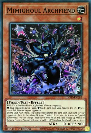 Mimighoul Archfiend (INFO-EN093) - The Infinite Forbidden 1st Edition