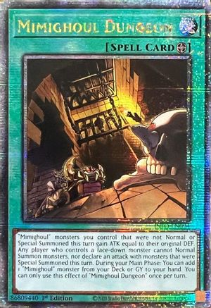 Mimighoul Dungeon (Quarter Century Secret Rare) (INFO-EN094) - The Infinite Forbidden 1st Edition