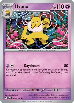 Hypno 017/064 - Reverse Holofoil SV Shrouded Fable - Uncommon