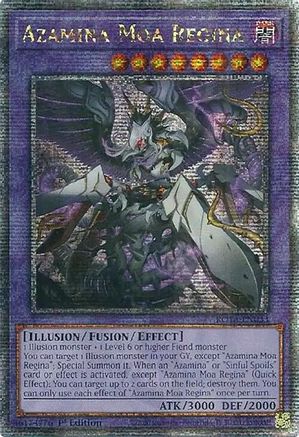 Azamina Moa Regina (Quarter Century Secret Rare) (ROTA-EN033) - Rage of the Abyss 1st Edition
