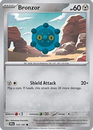 Bronzor 126/191 SV08 Surging Sparks - Common