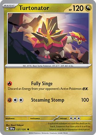 Turtonator 137/191 SV08 Surging Sparks - Uncommon