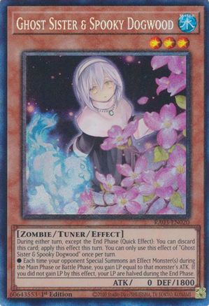 Ghost Sister & Spooky Dogwood (Alternate Art) (PCR) (RA03-EN020) - Quarter Century Bonanza 1st Edition