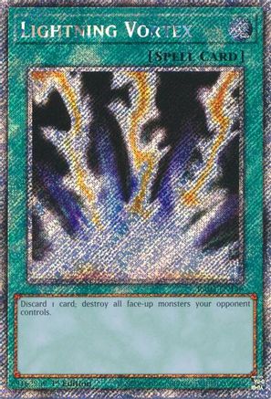 Lightning Vortex (Platinum Secret Rare) (RA03-EN148) - Quarter Century Bonanza 1st Edition