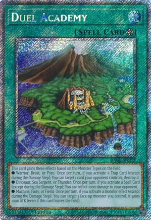 Duel Academy (Platinum Secret Rare) (RA03-EN275) - Quarter Century Bonanza 1st Edition