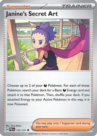 Janine's Secret Art 112/131 SV Prismatic Evolutions - Uncommon