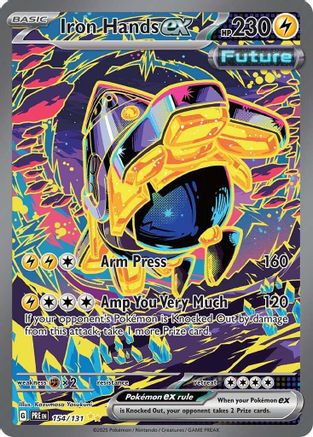 Iron Hands ex 154/131 - Holofoil SV Prismatic Evolutions - Special Illustration Rare