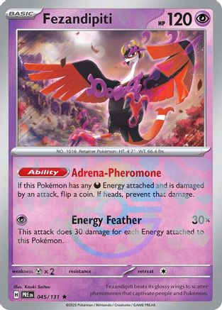 Fezandipiti (Poke Ball Pattern) 045/131 - Holofoil SV Prismatic Evolutions - Rare