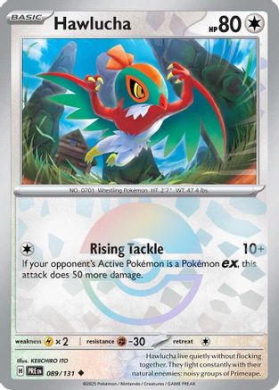 Hawlucha (Poke Ball Pattern) 089/131 - Holofoil SV Prismatic Evolutions - Uncommon