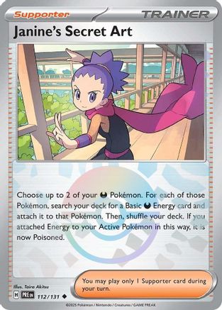 Janine's Secret Art 112/131 - Holofoil SV Prismatic Evolutions - Uncommon