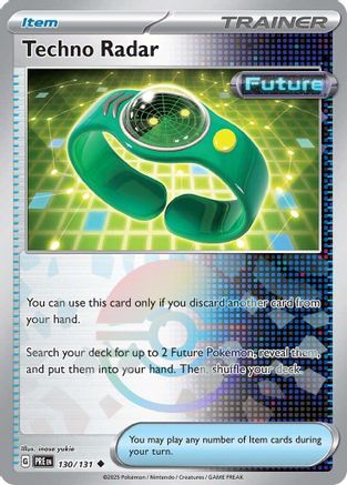 Techno Radar (Poke Ball Pattern) 130/131 - Holofoil SV Prismatic Evolutions - Uncommon