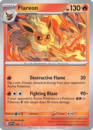 Flareon 167 - Holofoil SV Scarlet & Violet Promo Cards - Promo