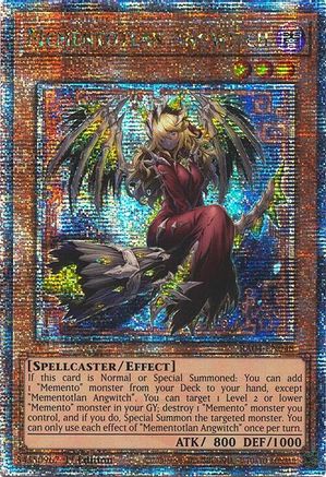 Mementotlan Angwitch (Quarter Century Secret Rare) (RA04-EN048) - Quarter Century Stampede 1st Edition