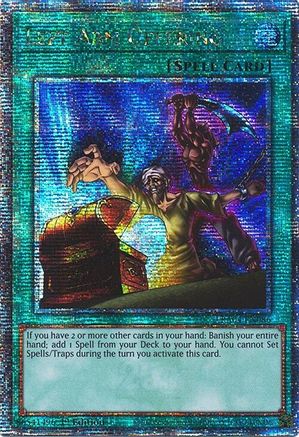 Left Arm Offering (Quarter Century Secret Rare) (RA04-EN086) - Quarter Century Stampede 1st Edition