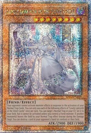 Lovely Labrynth of the Silver Castle (Quarter Century Secret Rare) (RA04-EN295) - Quarter Century Stampede 1st Edition