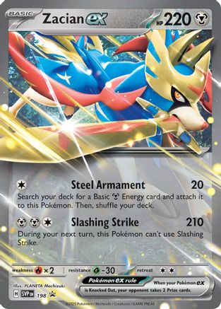 Zacian ex 198  - Holofoil SV Scarlet & Violet Promo Cards - Promo