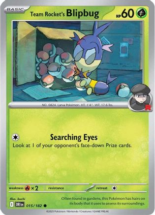 Team Rocket's Blipbug 015 SV10 Destined Rivals - Common