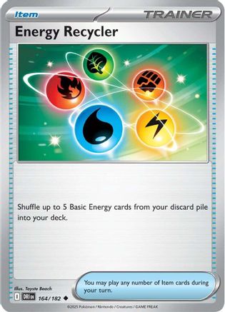 Energy Recycler 164  SV10 Destined Rivals - Uncommon