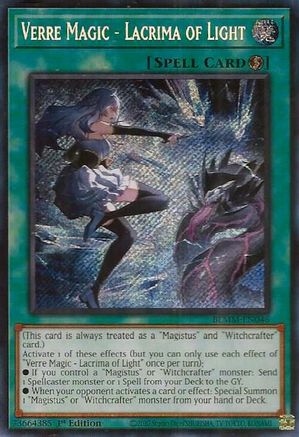 Verre Magic - Lacrima of Light (BLMM-EN046) - Battles of Legend: Monster Mayhem 1st Edition