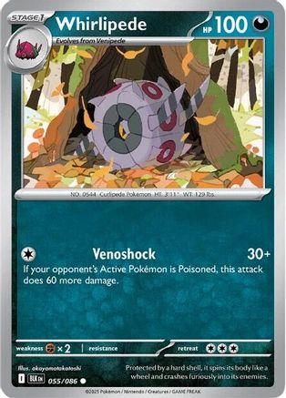 Whirlipede 055/086 SV Black Bolt - Common
